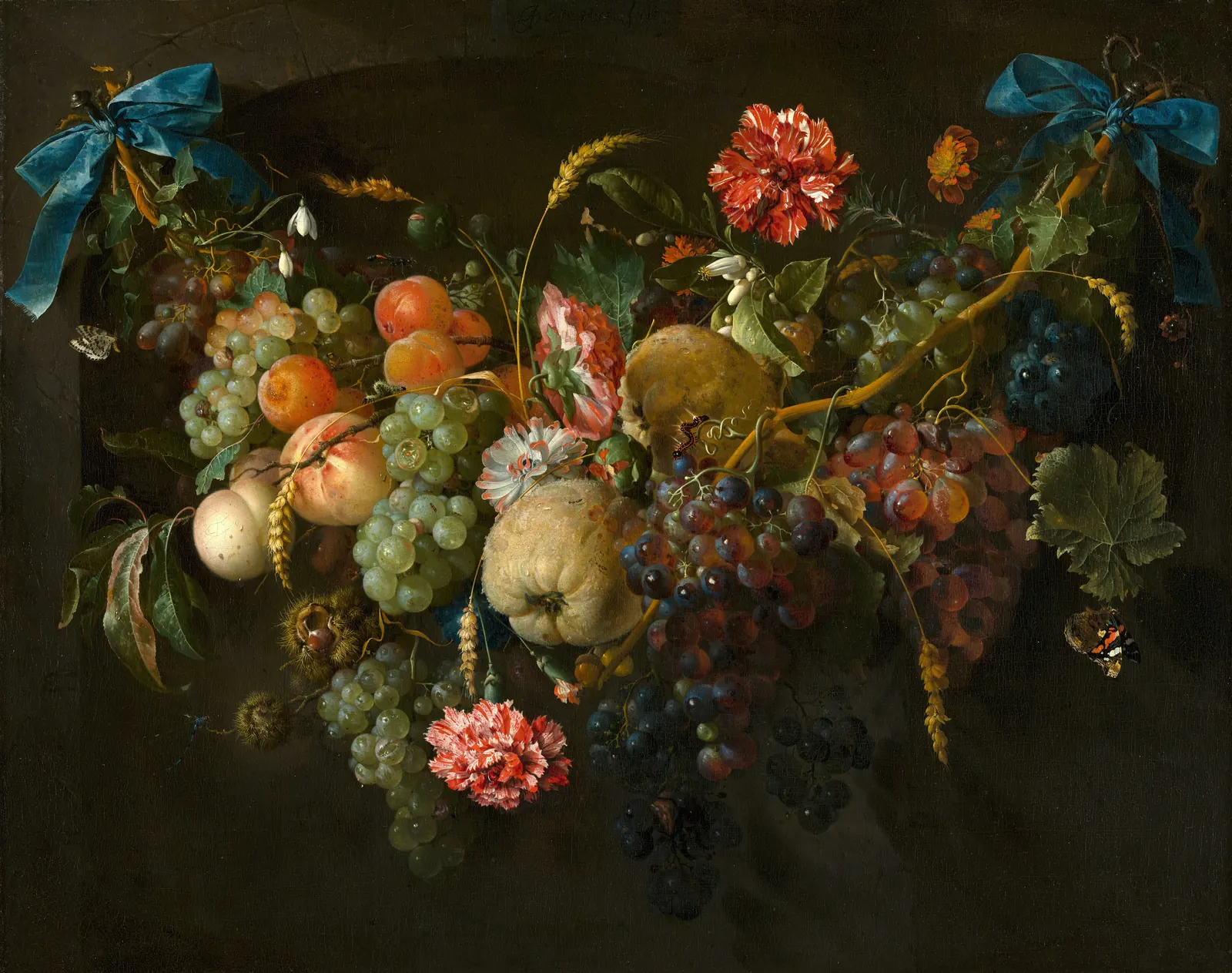 A still-life painting in the museum
